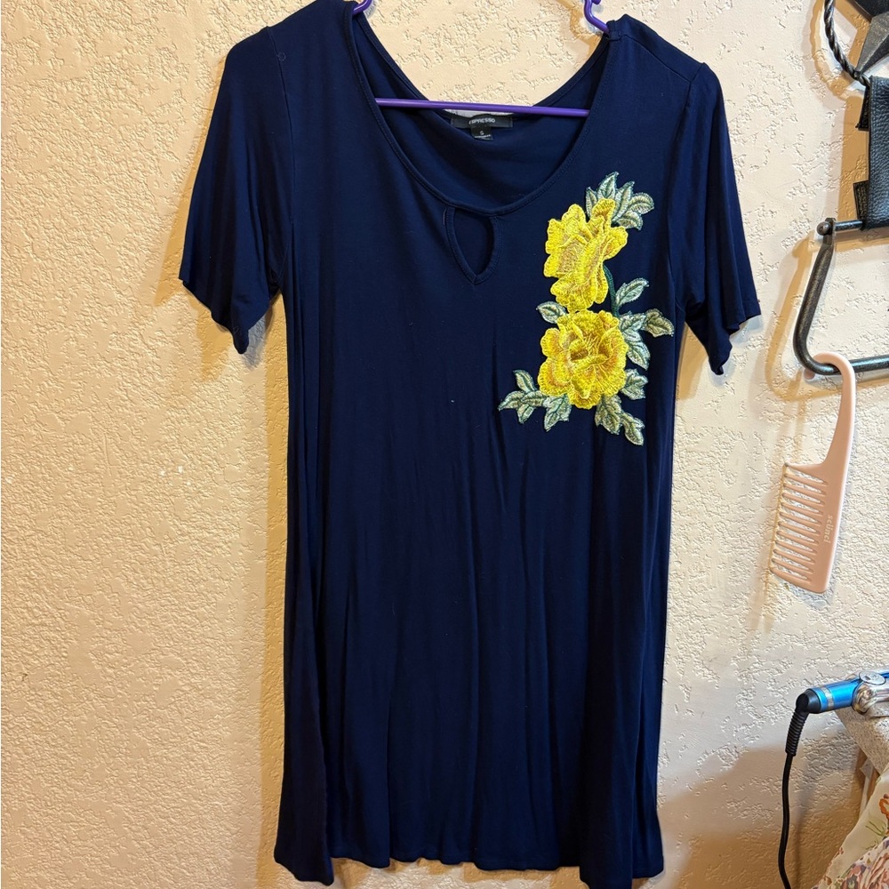 Espresso Navy Blue Dress